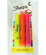 Sharpie Neon 3 Color HIGHLIGHTER 3pk Chisel Tip Non-Toxic Odorless 25173 - £7.06 GBP