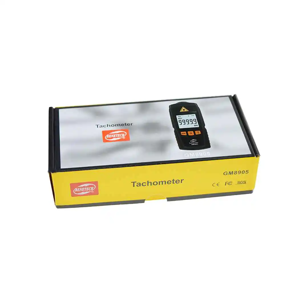 GM8905 Digital LCD Tachometer Non-Contact RPM Tach Test Meter Motor Speed Gaug - £17.57 GBP
