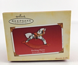 Hallmark Keepsake Christmas Ornament Rocking Horses Special Edition 2005 New - £17.89 GBP