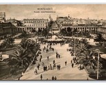 Plaza Independencia Street View Montevideo Uraguay UNP DB Postcard I20 - $6.88