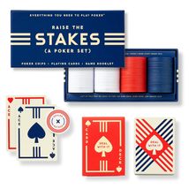 Brass Monkey Raise The Stakes  Classic Poker Starter Game Set with 100 Poker Ch - £20.11 GBP