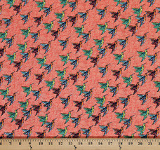 Cotton Cottage Garden Hummingbirds Birds Cotton Fabric Print by the Yard D463.22 - £9.04 GBP