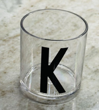 Design Letters Eat/Learn Tritan Personal Drinking Glass 0M+ BPA Free-“K”. - $18.69