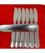7 BK Towle Supreme Cutlery   TWS63 Stainless Steel Dinner Butter Knives ... - $468.27 MXN