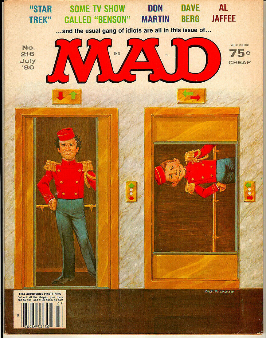 Primary image for MAD MAGAZINE Issue #216 STAR TREK 1980 High Grade