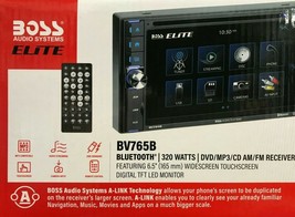Boss Elite - BV765B - Double-DIN, DVD Player 6.5&quot; Touchscreen Bluetooth - £140.58 GBP