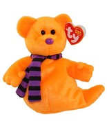 Shivers the Orange Ghost Bear Ty Beanie Baby Halloween MWMT Retired Coll... - €11,19 EUR