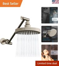Round Rain Shower Head with Shower Head Extension Arm - High Pressure Ra... - $98.96