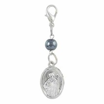 Rosary Marker, Hematite Beads with St. Benedict Medal - £8.41 GBP