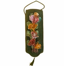 Capodimonte Porcelain Flower Wall Hanging Italy 14X5 Gricci Caselli figu... - $148.45