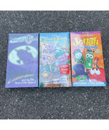 VeggieTales Lot of 3 Sealed VHS Tapes Larry-Boy, Duke Pie War, Jonah Sin... - £22.99 GBP