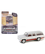 1981 Chevrolet Suburban Silver/ Red &quot;Vintage Ad Cars&quot; Series 10 1/64 Die... - $8.99