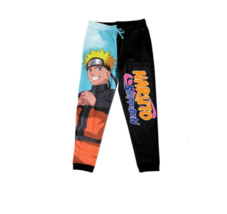 Naruto Shippuden Mens Anime Graphic Jogger Style Sleep Pants Pajama Bott... - $19.79