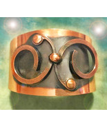 HAUNTED COPPER BRACELET MONEY SECURITY PROTECTION HIGH MAGICK MYSTICAL T... - £157.26 GBP