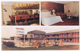 Quebec Postcard Mont Laurier Motel L&#39;Etape - £2.36 GBP