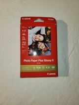Canon PP-201 Photo Paper Plus Glossy II, 4x6 inch - 100 Sheets, NEW OTHER - $19.24