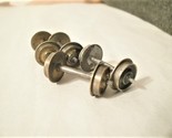 Varney HO 36&quot; Freight Car Wheel Sets Lot of 4 Brass on Steel Insulated O... - $10.00