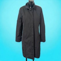 Talbots Womens Trench Coat Black Size Small - £15.55 GBP