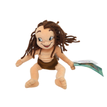 Disney Store Young Tarzan Doll Stuffed Animal Plush B EAN Bag W Tag - $23.75