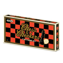 Schylling 2-in-1 Chess & Checker Set - $36.82