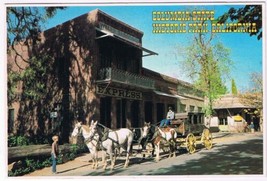 Postcard Columbia State Historic Park Wells Fargo Stagecoach California - £2.34 GBP