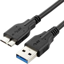 Micro Usb 3.0 Cable (2 Pack), 1Ft Usb 3.0 A To Micro B Cable Cord Compatible Wit - £10.47 GBP
