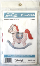 Lynn Craft Rocking Horse Cross Stitch Kit Vintage 1988 - 5.75&quot; x 5&quot; - £7.43 GBP