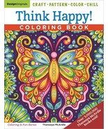 Design Originals-Think Happy! Coloring Book - £38.17 GBP