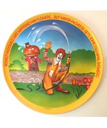 Vintage Ronald McDonald Mayor McCheese Plate 1977 McDonald&#39;s Collectible - €11,28 EUR
