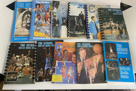 1979-1990 Citadel Bulldogs Basketball Media Guide Lot of 11 Military Col... - $98.99