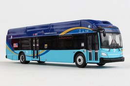 5.75 Inch MTA New York City Electric Select Bus Service 1/87 Scale Dieca... - $39.59