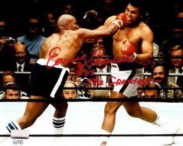 Earnie Shavers Signed 8x10 Photo vs. Muhammad Ali Inscribed &quot;Greatest&quot; #D/10 COA - £86.92 GBP