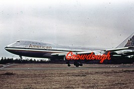 American Airlines Airplane AA 35mm Photo Slide 1970s #25 - £14.80 GBP