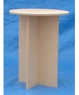 Small size round particle board display table- you pick the diameter and... - $179.00