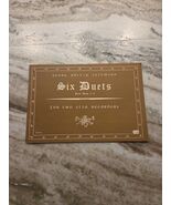 Georg Philip Telemann Six Duets for two alto recorders sheet music book - $145.71 MXN