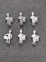 (6) Fantassin Miniatures 15mm Marching Drum Players Metal Miniatures  - $274.36 MXN