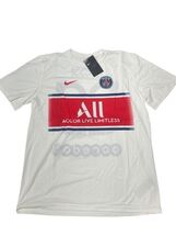 Lionel Messi Paris Saint-Germain Nike Name &amp; Number Fan Top White Size L... - $7.06