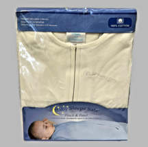 Baby Sleeps Safe Pouch &amp; Panel 0-9 Months Cream 2-PC 100% Cotton Standar... - $18.36 CAD