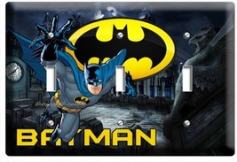 Batman Forever Super Hero 3 Gang Light Switch Wall Plate Game Playroom Art Decor - £15.72 GBP