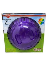 Kaytee Run-About Ball 7&quot; Rainbow Exercise Ball For Small Animals purple - £7.87 GBP