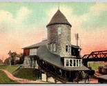 Canadese Pacific Ferrovia Stazione Windsor Ontario Canada 1910 DB Cartol... - $14.29