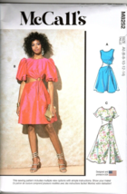McCall&#39;s M8252 Misses 6 to 14 Two Piece Dresses Uncut Sewing Pattern New - £12.36 GBP