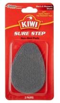 Kiwi Sure Step Non-Skid Pads for Men&#39;s and Women&#39;s Shoes, 2 Pairs, Gray - $5.95