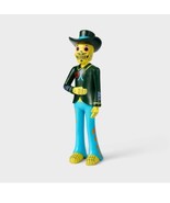 Día de Muertos 15&quot; El don Polyresin Figurine Yellow calavera skeleton man - $51.29 CAD
