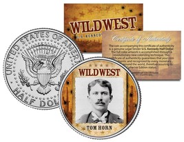 Tom Horn * Wild West Series * Jfk Kennedy Half Dollar U.S. Coin - £6.86 GBP