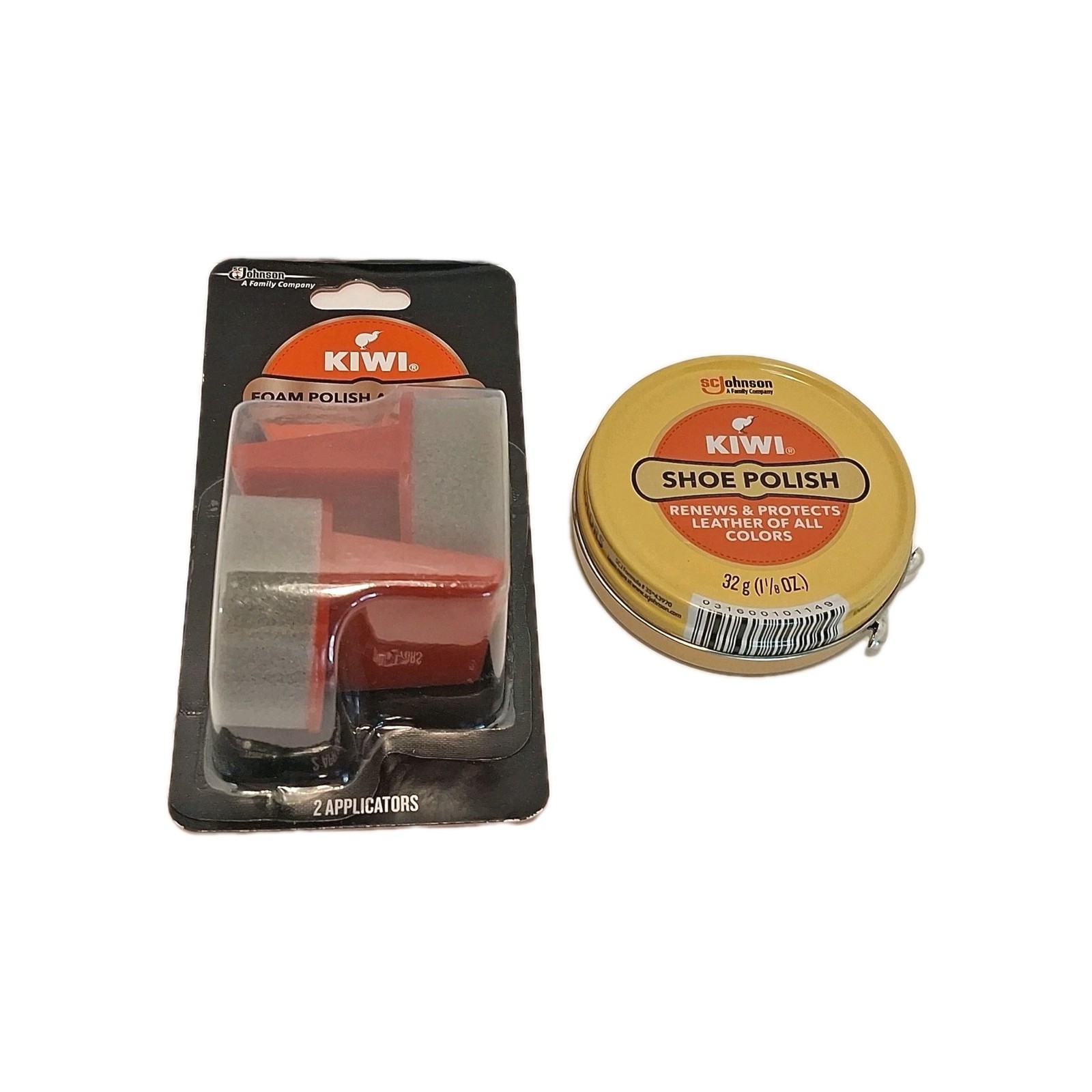 Lot of 2 Kiwi Leather Products-Conditioning Oil and Shoe Polish for Leat... - $19.79