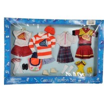 NOS Vtg 1995 Dayton Hudson Barbie Clone Doll Fashion Gift Set Cheerleader - £23.17 GBP