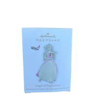 Retired Hallmark Angel of Inspiration Ornament – Pink Ribbon Susan G. Ko... - $265.43 MXN