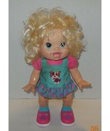 HASBRO Baby Alive 2011 Blonde Wanna Walk Interactive Talking Walking Dol... - $62.11 CAD