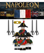 Napoleonic Wars French Russia British Prussian Military Commander 4 Mini... - $237.21 MXN